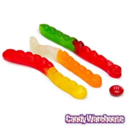 Albanese Assorted Fruit Gummy Worms: 5LB Bag -Candy Promotion Shop albanese assorted fruit gummy worms 5lb bag candy warehouse 3