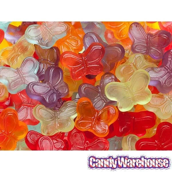 Albanese Gummy Butterflies Assortment - Mini: 5LB Bag 4 Albanese Gummy Butterflies Assortment - Mini: 5LB Bag - Image 2