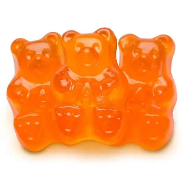 Albanese Orange Gummy Bears: 5LB Bag 3 Albanese Orange Gummy Bears: 5LB Bag