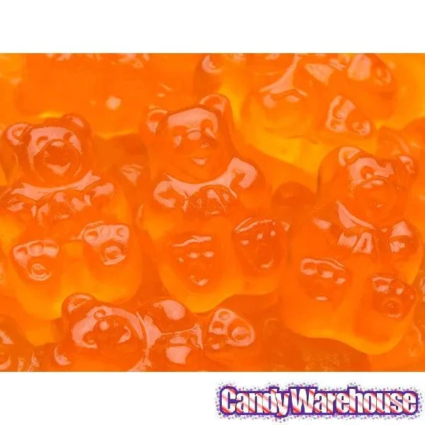 Albanese Orange Gummy Bears: 5LB Bag 5 Albanese Orange Gummy Bears: 5LB Bag - Image 3