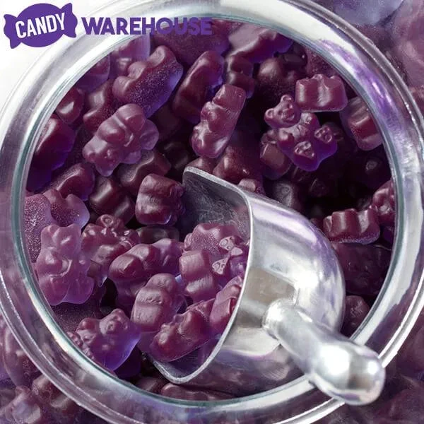 Albanese Purple Grape Gummy Bears: 5LB Bag 4 Albanese Purple Grape Gummy Bears: 5LB Bag - Image 2