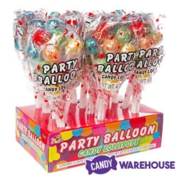 Albert's Party Balloons Lollipop Bouquets: 12-Piece Display -Candy Promotion Shop albert s party balloons lollipop bouquets 12 piece display candy warehouse 3