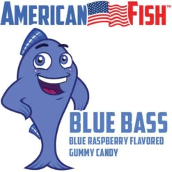 American Fish Chewy Candy - Blue: 16-Ounce Bag -Candy Promotion Shop american fish chewy candy blue 16 ounce bag candy warehouse 6