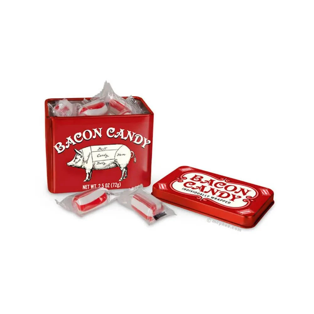 Archie McPhee Bacon Candy: 2.5-Ounce Tin 3 Archie McPhee Bacon Candy: 2.5-Ounce Tin