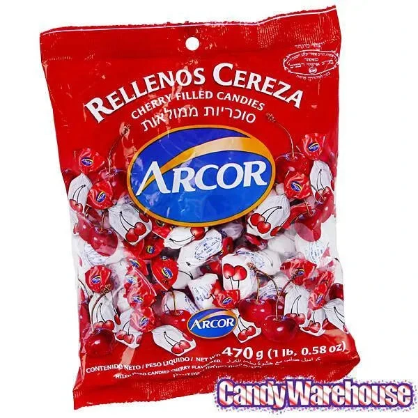 Arcor Cream Filled Cherry Hard Candy: 1LB Bag 4 Arcor Cream Filled Cherry Hard Candy: 1LB Bag - Image 2