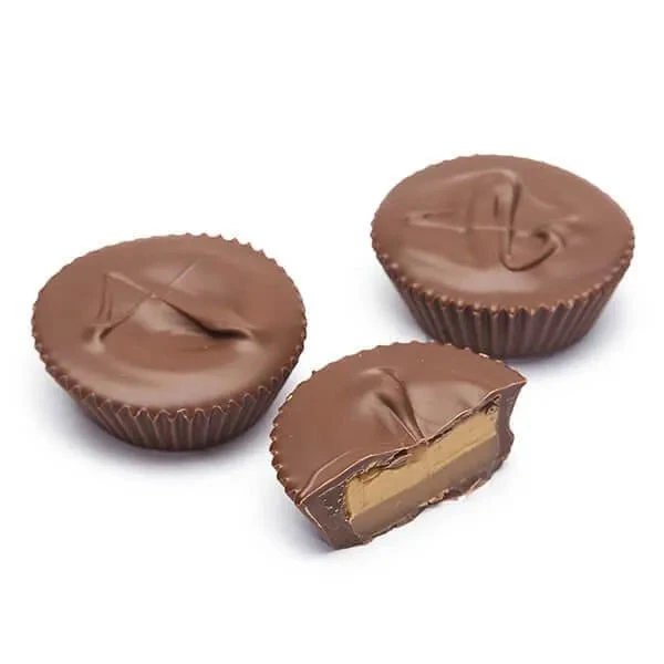 Asher's Giant Chocolate Peanut Butter Caramel Cups: 24-Piece Box 3 Asher's Giant Chocolate Peanut Butter Caramel Cups: 24-Piece Box