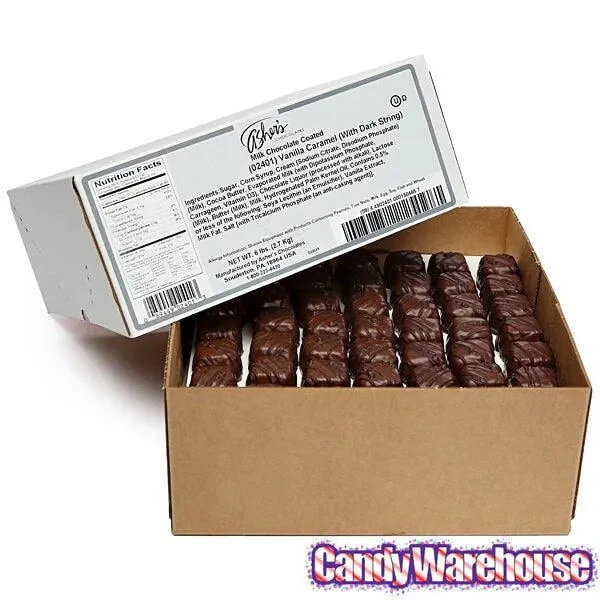 Asher's Milk Chocolate Covered Vanilla Caramels: 6LB Box 4 Asher's Milk Chocolate Covered Vanilla Caramels: 6LB Box - Image 2