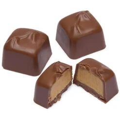 Asher's Milk Chocolate Peanut Butter Smoothie Truffles: 6LB Box