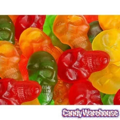 Assorted Colors Gummy Skulls: 5LB Bag -Candy Promotion Shop assorted colors gummy skulls 5lb bag candy warehouse 3