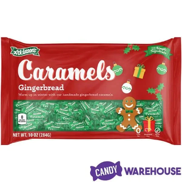 Atkinson Gingerbread Caramels: 10-Ounce Bag 4 Atkinson Gingerbread Caramels: 10-Ounce Bag - Image 2