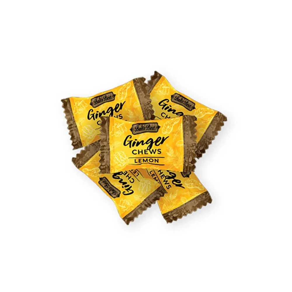 Bali's Best Zesty Lemon Ginger Chews: 1LB Jar 3 Bali's Best Zesty Lemon Ginger Chews: 1LB Jar