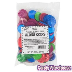 Bee International Aloha Bubble Gum Coins: 100-Piece Bag -Candy Promotion Shop bee international aloha bubble gum coins 100 piece bag candy warehouse 4 950b21cf dcb9 4ede 880b ebdc570aa4ba