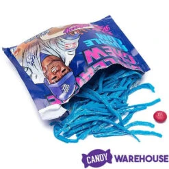 Big League Chew Bubble Gum Packs - Blue Raspberry: 12-Piece Box -Candy Promotion Shop big league chew bubble gum packs blue raspberry 12 piece box candy warehouse 3