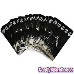 Black Cello Candy Bags With Day Of The Dead Skulls: 100-Piece Box -Candy Promotion Shop black cello candy bags with day of the dead skulls 100 piece box candy warehouse 3