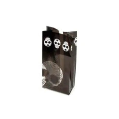 Black Cello Candy Bags With Day Of The Dead Skulls: 100-Piece Box -Candy Promotion Shop black cello candy bags with day of the dead skulls 100 piece box candy warehouse 4