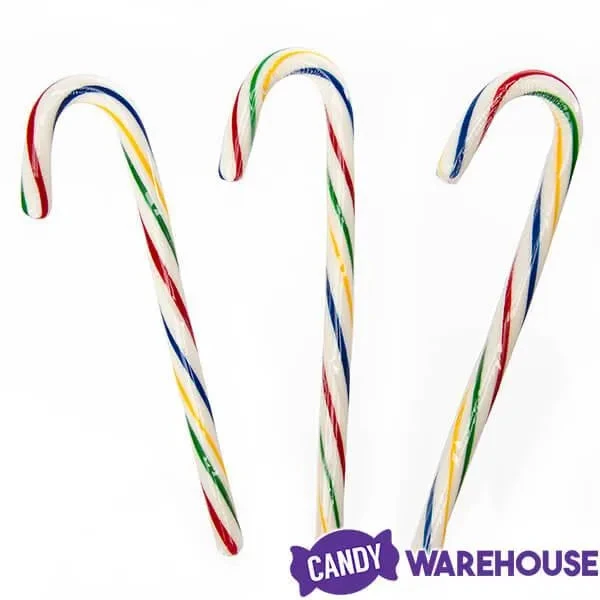 Bobs Sweet Stripes Rainbow Cherry Candy Canes: 12-Piece Box 5 Bobs Sweet Stripes Rainbow Cherry Candy Canes: 12-Piece Box - Image 3