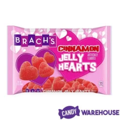 Brach's Cinnamon Jelly Hearts: 12-Ounce Bag -Candy Promotion Shop brach s cinnamon jelly hearts 12 ounce bag candy warehouse 4
