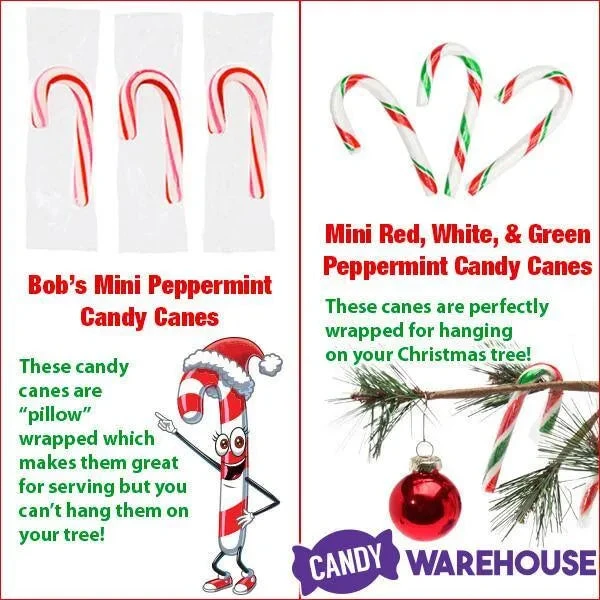 Brach's Peppermint Mini Candy Canes: 500-Piece Tub 6 Brach's Peppermint Mini Candy Canes: 500-Piece Tub - Image 4