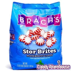 Brach's Peppermint Star Brites Mints Candy: 300-Piece Bag -Candy Promotion Shop brach s peppermint star brites mints candy 300 piece bag candy warehouse 3