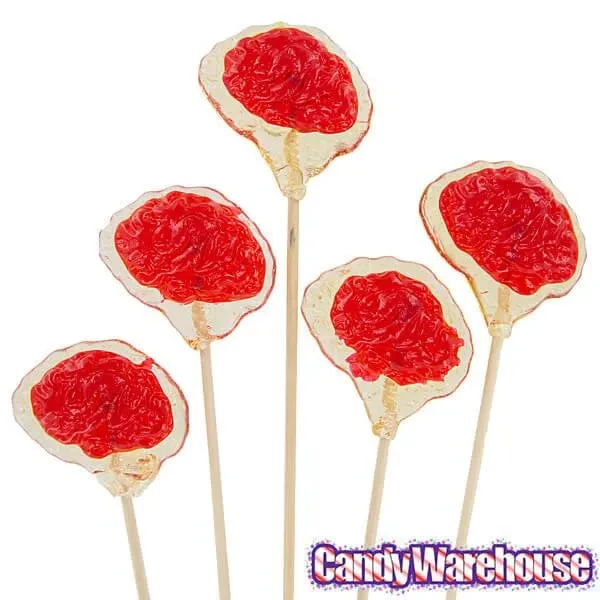 Brain Hard Candy Lollipops: 12-Piece Bag 6 Brain Hard Candy Lollipops: 12-Piece Bag - Image 4