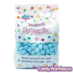 Butter Mints Creams - Blue: 2.75LB Bag -Candy Promotion Shop butter mints creams blue 2 75lb bag candy warehouse 3