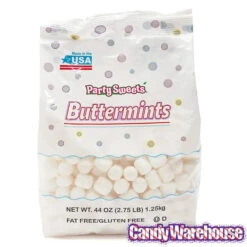 Butter Mints Creams - White: 2.75LB Bag -Candy Promotion Shop butter mints creams white 2 75lb bag candy warehouse 4 eb62b291 f121 440b 8140 2029b01736bd