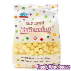 Butter Mints Creams - Yellow: 2.75LB Bag -Candy Promotion Shop butter mints creams yellow 2 75lb bag candy warehouse 3
