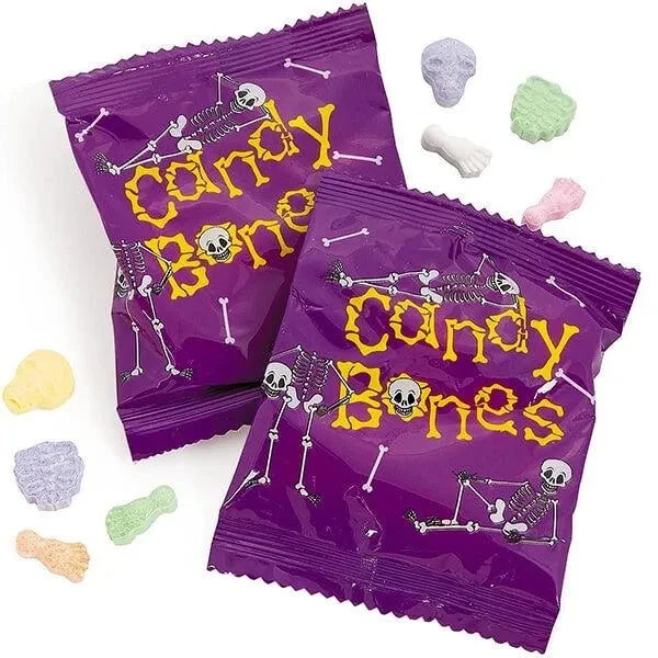 Candy Bones Packets: 18-Piece Bag 3 Candy Bones Packets: 18-Piece Bag