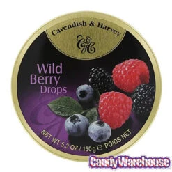 Cavendish & Harvey Hard Candy Drops Tins - Wild Berry: 12-Piece Box 7 Cavendish & Harvey Hard Candy Drops Tins - Wild Berry: 12-Piece Box -Candy Promotion Shop cavendish and harvey hard candy drops tins wild berry 12 piece box candy warehouse 3