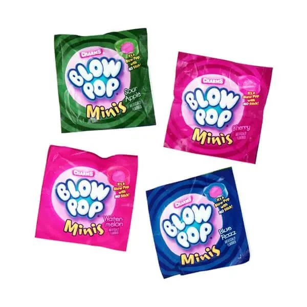 Charms Blow Pop Minis Snack Size Packs: 30-Piece Bag 3 Charms Blow Pop Minis Snack Size Packs: 30-Piece Bag