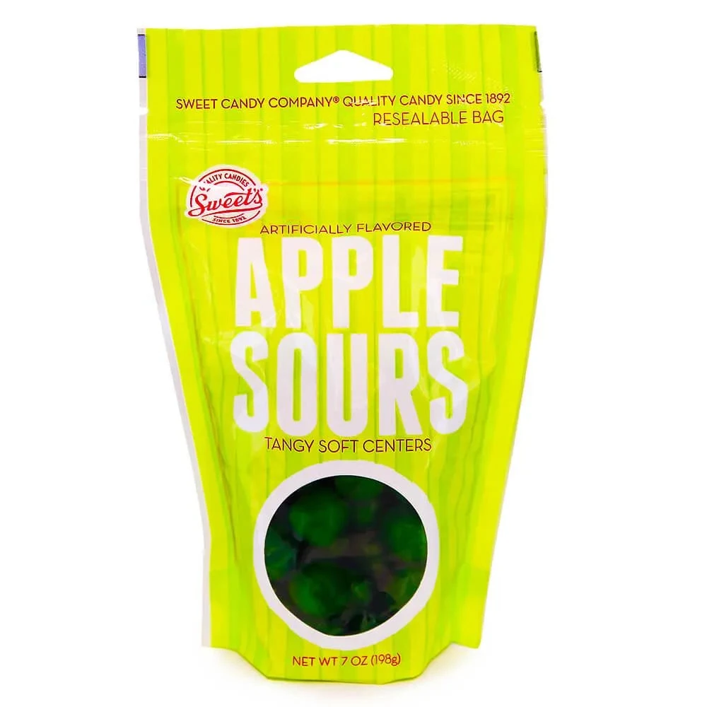 Chewy Sour Balls - Green Apple: 7-Ounce Bag 3 Chewy Sour Balls - Green Apple: 7-Ounce Bag