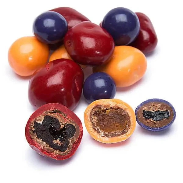 Chocolate Covered Fruit Medley Candy: 2LB Bag 3 Chocolate Covered Fruit Medley Candy: 2LB Bag