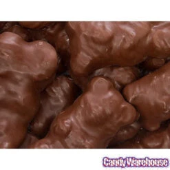 Chocolate Covered Jumbo Gummy Bears: 5LB Box -Candy Promotion Shop chocolate covered jumbo gummy bears 5lb box candy warehouse 3
