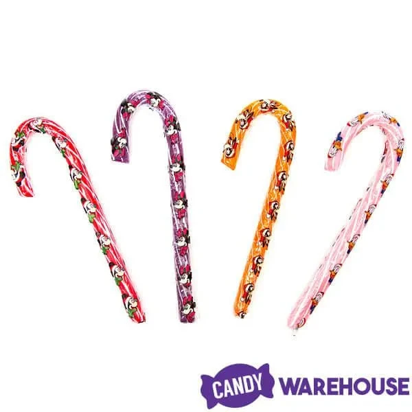 Classic Disney Mickey Mouse And Friends Candy Canes: 12-Piece Box 4 Classic Disney Mickey Mouse And Friends Candy Canes: 12-Piece Box - Image 2