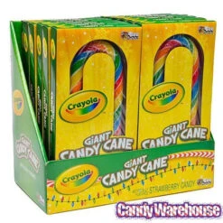 Crayola Giant Candy Canes: 12-Piece Box 7 Crayola Giant Candy Canes: 12-Piece Box -Candy Promotion Shop crayola giant candy canes 12 piece box candy warehouse 3