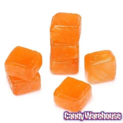 Cubes Hard Candy - Tangerine: 3LB Bag -Candy Promotion Shop cubes hard candy tangerine 3lb bag candy warehouse 3