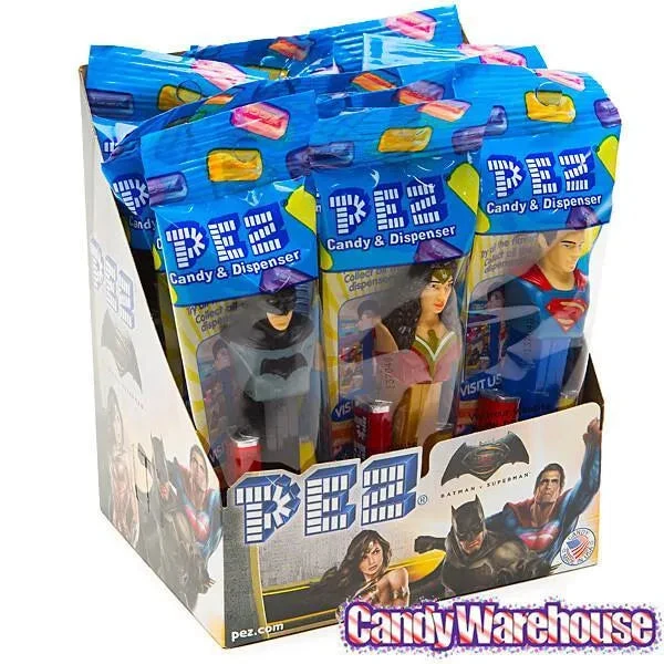 DC Comics - Batman - Superman - Wonder Woman - PEZ Candy Packs: 12-Piece Display 4 DC Comics - Batman - Superman - Wonder Woman - PEZ Candy Packs: 12-Piece Display - Image 2