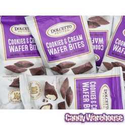 Dolcetto Cookies & Cream-Filled Wafer Bites Packs: 24-Piece Display -Candy Promotion Shop dolcetto cookies and cream filled wafer bites packs 24 piece display candy warehouse 4 f7999958 1162 462f 89df 1a878aa98de4