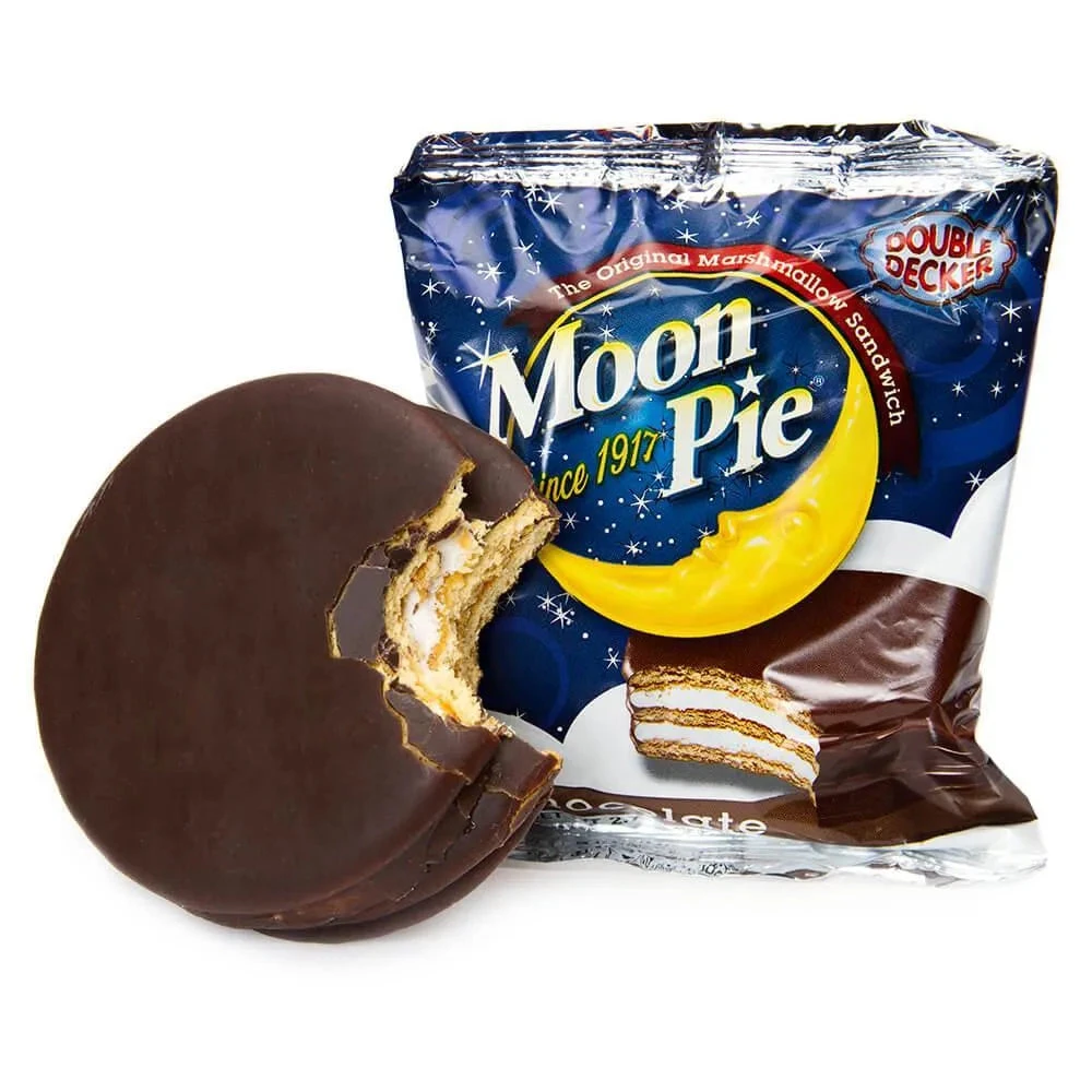 Double Decker Chocolate Moon Pies: 9-Piece Box 3 Double Decker Chocolate Moon Pies: 9-Piece Box