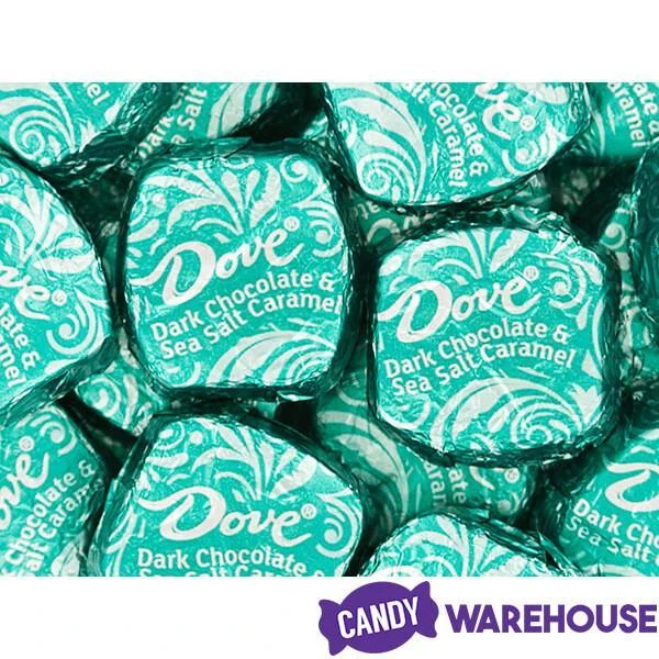 Dove Dark Chocolate Sea Salt Caramel Squares: 28-Piece Bag 5 Dove Dark Chocolate Sea Salt Caramel Squares: 28-Piece Bag - Image 3