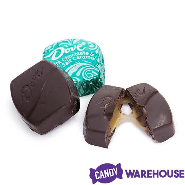 Dove Dark Chocolate Sea Salt Caramel Squares: 28-Piece Bag 6 Dove Dark Chocolate Sea Salt Caramel Squares: 28-Piece Bag - Image 4