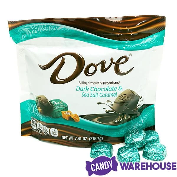 Dove Dark Chocolate Sea Salt Caramel Squares: 28-Piece Bag 7 Dove Dark Chocolate Sea Salt Caramel Squares: 28-Piece Bag - Image 5