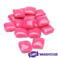 Dubble Bubble Chiclets Chewing Gum Tabs - Pink: 1.5LB Jar -Candy Promotion Shop dubble bubble chiclets chewing gum tabs pink 1 5lb jar candy warehouse 4