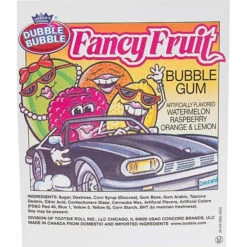 Dubble Bubble Fancy Fruit Gum: 850-Piece Case -Candy Promotion Shop dubble bubble fancy fruit gum 850 piece case candy warehouse 3