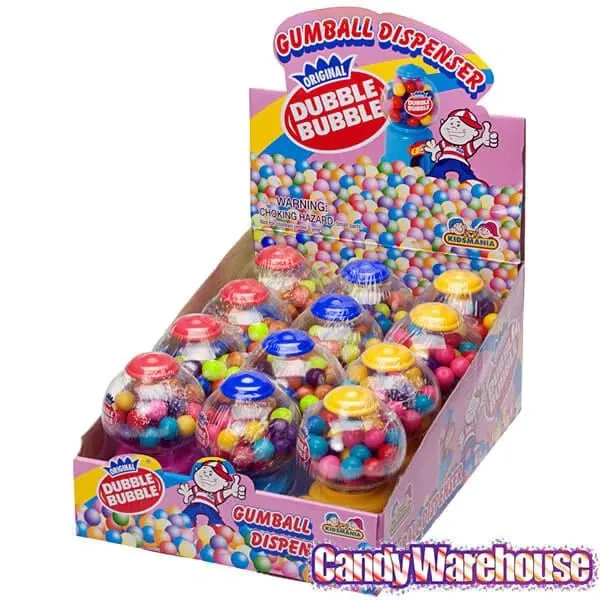 Dubble Bubble Gumball Machine Dispensers: 12-Piece Box 5 Dubble Bubble Gumball Machine Dispensers: 12-Piece Box - Image 3