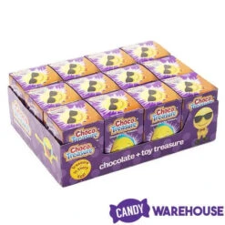 Emoji ChocoTreasure Surprise Eggs With Toy Inside: 12-Piece Box -Candy Promotion Shop emoji chocotreasure surprise eggs with toy inside 12 piece box candy warehouse 4
