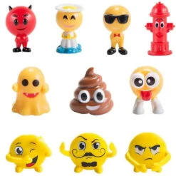 Emoji ChocoTreasure Surprise Eggs With Toy Inside: 12-Piece Box -Candy Promotion Shop emoji chocotreasure surprise eggs with toy inside 12 piece box candy warehouse 7