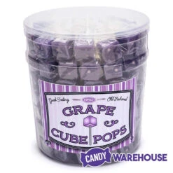 Espeez Cube Pop - Grape: 100-Piece Tub -Candy Promotion Shop espeez cube pop grape 100 piece tub candy warehouse 3