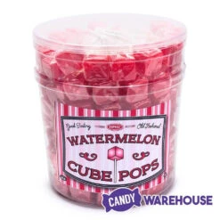 Espeez Cube Pop - Watermelon: 100-Piece Tub -Candy Promotion Shop espeez cube pop watermelon 100 piece tub candy warehouse 3