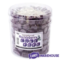 Espeez Cube Pops - Huckleberry: 100-Piece Tub -Candy Promotion Shop espeez cube pops huckleberry 100 piece tub candy warehouse 3